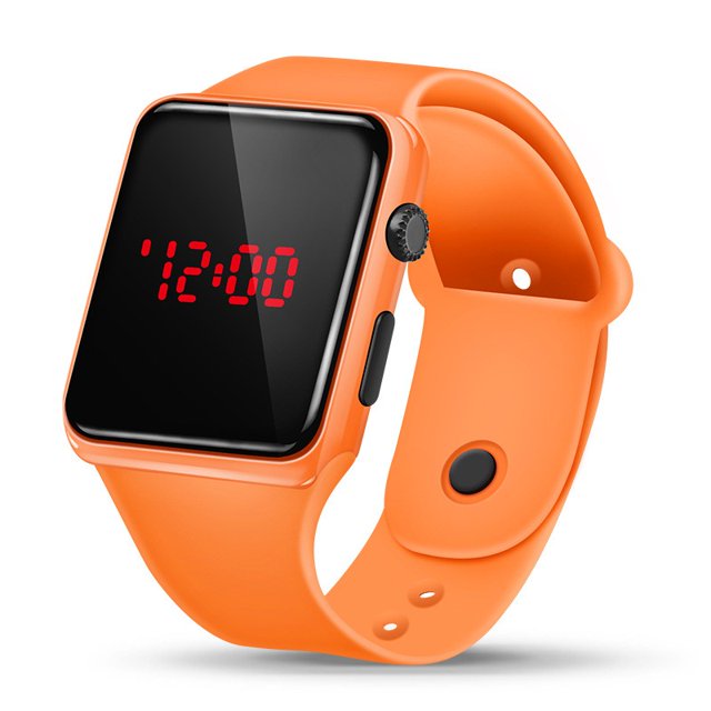 Reloj LED electrónico deportivo de silicona Gao Jiahui unisex