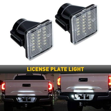 2Pcs LED License Plate Light Lamp For Toyota Tundra 2014-2021 Part# 81270-0C040
