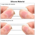 thumbnail image 4 of Silicone Rubber Bands Rings 50 Pack Non Slip 1 1/4" Flat White for Books, Art, Boxes, Cord Wrapping, Bag Wraps, 4 of 5