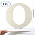 thumbnail image 2 of Letter Unfinished MDF Sheets Letter O 395x375x0.4mm, 2 of 7