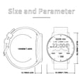 thumbnail image 3 of Reloj inteligente ZL02 de pantalla completa Fitness Sport IP67 Waterp, 3 of 5