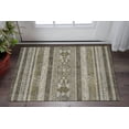 thumbnail image 2 of HomeRoots 657462 3 x 5 ft. Taupe Beige & Ivory Southwestern Washable Machine Made Rectangle Area Rug with UV Protection, 2 of 8