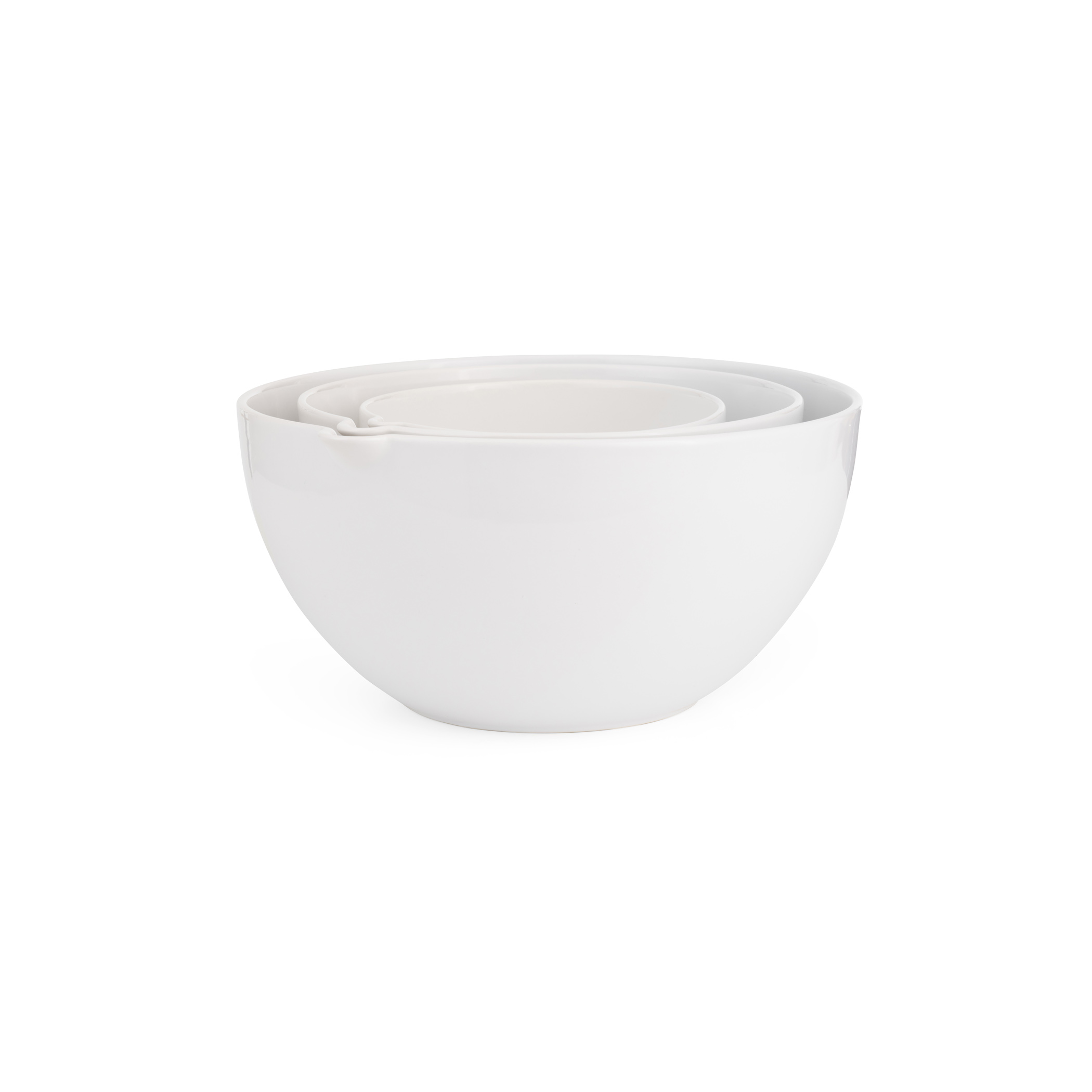 Nambe Duets Nesting Mixing Bowls, 3 Piece Set (small, Medium, And