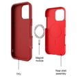 thumbnail image 4 of Funda Case MYBAT Fuse Mag para iPhone 16 PRO - Roja, 4 of 8