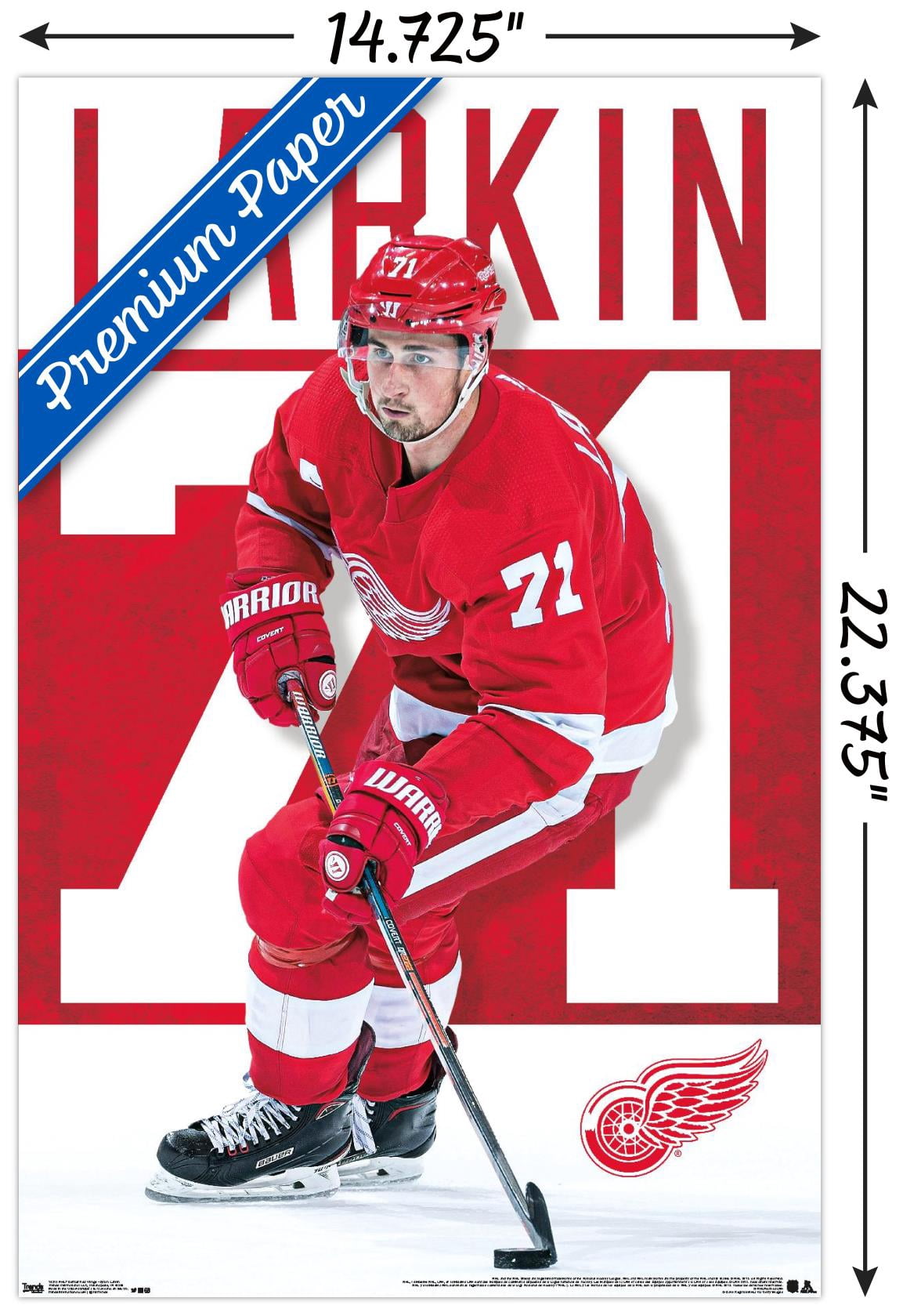 NHL Detroit Red Wings - Dylan Larkin Wall Poster, 14.725" x 22.375"