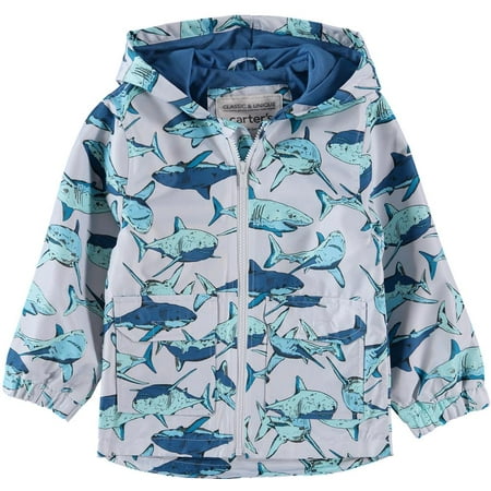 

Carters Boys 4-7 Shark Print Rainslicker (Blue 5/6)