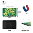 thumbnail image 2 of St. Patrick's Day Hat Strong Fridge Magnets Refrigerator Magnets Sticker Decor for Whiteboards Locker 4"x2.5" 2 Pack, 2 of 5