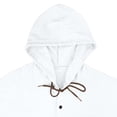 thumbnail image 4 of Zylanna Men's Casual Outfit Sets, Long Sleeve 2 Piece Hooded Elastic Waist Cardigan + Pants Sets for Men White, 4 of 9