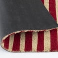 thumbnail image 5 of Mainstays Red Summer Stripes Coir Outdoor Doormat, 18"x30", 5 of 8