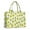 Yellow Lemon Fruit, variant on Large Capacity Tote Bag,Yellow Lemon Fruit Flowers White Pattern Handbag Fashion Luxury Tote Bag,15.7"x13"x 5.1" Inches,Laptop Compatible