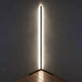 thumbnail image 3 of Lampe de Sol d'Angle LED Moderne Lampes d'Ambiance (Noir Blanc), 3 of 7