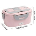 thumbnail image 2 of Chauffe-repas Portable Récipient Chauffant Matériau Plastique Température Réglable Batterie Rechargeable Arrêt Automatique pour Voyage Camping Randonnée Pique-Nique, 2 of 5