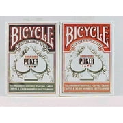2 Decks Bicycle World Series Of Poker Standard Poker Playing Cards by USPCC
