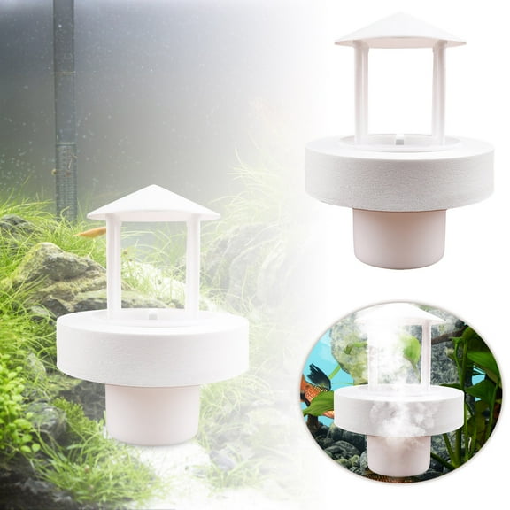 Humidifier Splash Guard & Float - Water Mist Deflector for Ultrasonic Fog Makers - Removable Black Cover Prevents Splashing - Compatible with Single-Head Mist Machines