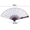 thumbnail image 7 of Luminous Fan LED Ambiance Light Foldable 12V 8 Inch Glowing Strong Hinge KTV Bar Club Decoration Night Performance Prop Hand Fan, 7 of 7