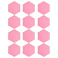thumbnail image 1 of Tablero De Absorción De Sonido, Paneles Acústicos Hexagonales Decorativos Fibra De Poliéster Retardante De Llama Para Oficinas En El Hogar Para Estudios De Grabación Ccdes Rosa, 1 of 8