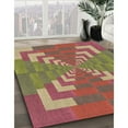 thumbnail image 2 of Ahgly Company Indoor Rectangle Patterned Chestnut Red Area Rugs, 6' x 9', 2 of 6