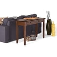 thumbnail image 2 of Allora Table Console de Canapé Transitionnel en Bois de 46 Pouces en Brun Roux, 2 of 8
