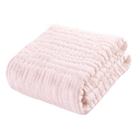 Edredón de algodón suave Laklulu y manta para niños, para guardería de niños y niñas, varias capas, tamaño práctico 95 cm x 95 cm