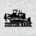 thumbnail image 4 of Craftnamesign Custom Snowcat Driver Metal Wall Art LED Light, Snowplow Sign, Snowplow Wall Decor, 4 of 5