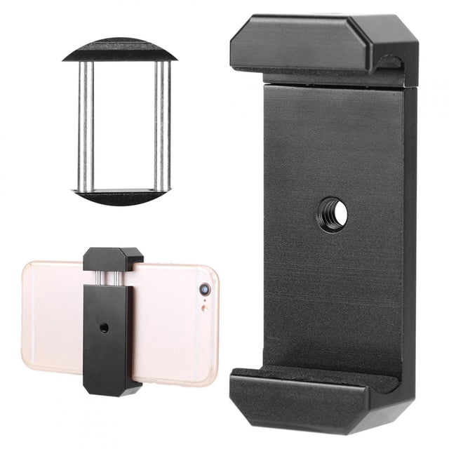 Dioche Résistant à l'Usure en Alliage d'Aluminium de Haute Qualité 5 8cm / 2,0 3,1 Pouces Support de Clip de Téléphone, Largeur Réglable pour Selfie Stick, Téléphone,