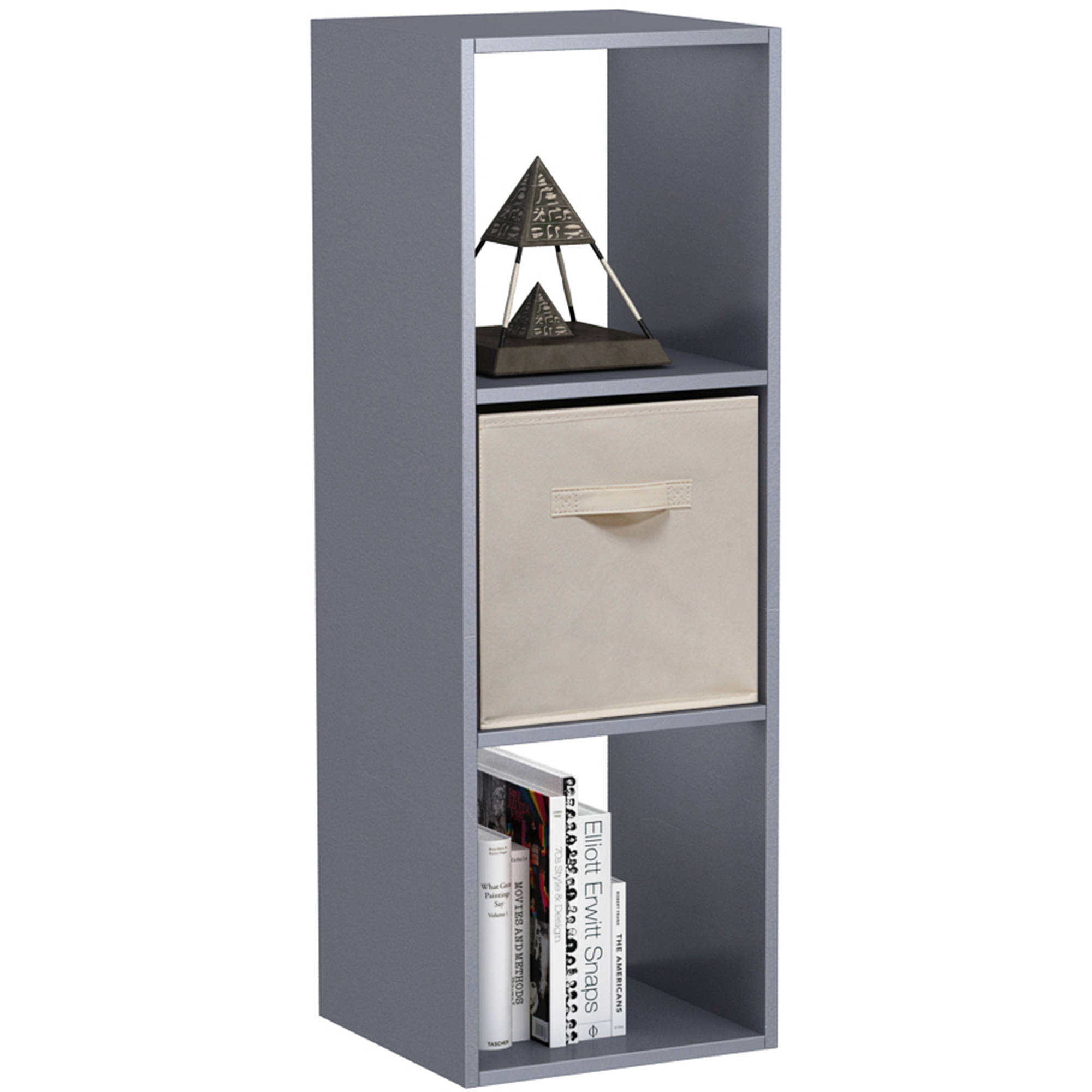 grey cube bookcase