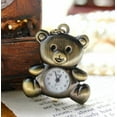thumbnail image 3 of Gold Plated Bronze Teddy Bear Pocket Watch Necklace Anti-Tarnish WP-GTBPW, 3 of 7