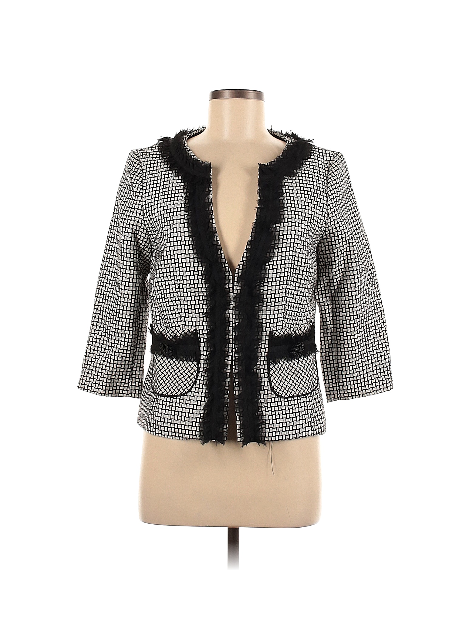 Cardigan Noir White House Black Market - Taille S, Manches 3/4, Boutons, Neuf Sans étiquettes