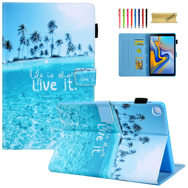 Valkuilen Diplomatie Indiener Dteck Flip Case For Samsung Galaxy Tab A 10.1 inch 2019 Tablet  SM-T510/T515, Lightweight Cute Pattern PU Leather Folio Flip Stand Case  Cover with Card Slots, Beach - Walmart.com