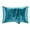 Turquoise, variant on 2Pcs Imitation Satin Pillowcases, Solid‑Color Imitation Silk Pillow Covers, Zippered Smooth Pillow Shells for Bedroom Bedding, White 51*91cm
