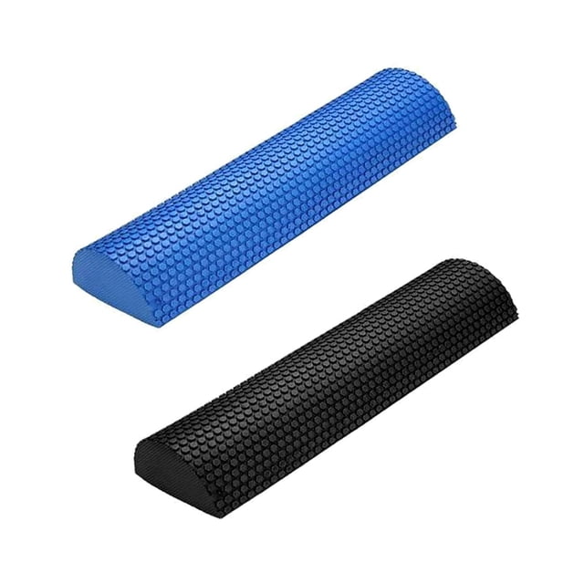 2 Uds Rodillo De Espuma Equilibrio Medio Redondo Yoga Pilates Fitness Yoga Estilo D 45cm DYNWAVEMX rodillo de espuma semicircular