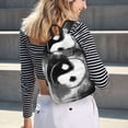 thumbnail image 6 of Naloa Yin And Yang Canvas Backpack for Men Women Rucksack Casual Travel Daypack College Tote Satchel Bookbag for Teens-Medium, 6 of 7