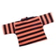 thumbnail image 3 of Ropa De Muñecas Ropa De Rayas Ropa Interior Para 18 '' Naranja Sunnimix Camisa a rayas de muñecas, 3 of 8