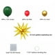 thumbnail image 3 of Xihbxyly Juego de Globos para Árbol de Navidad, Suministros para Fiestas Multicolores, Globos de Poliéster Verde, Rojo y Dorado, Decoración Festiva para Año Nuevo, Fiestas Navideñas, 91 Piezas, 30 Cm, 3 of 6