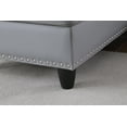 thumbnail image 3 of Miekor Furniture Irine Faux Leather Sectional Sofa With Ottoman 00069, 3 of 12