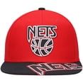 thumbnail image 2 of Men's Mitchell & Ness x Lids Red/Black New Jersey Nets Hardwood Classics Reload 3.0 Snapback Hat, 2 of 5