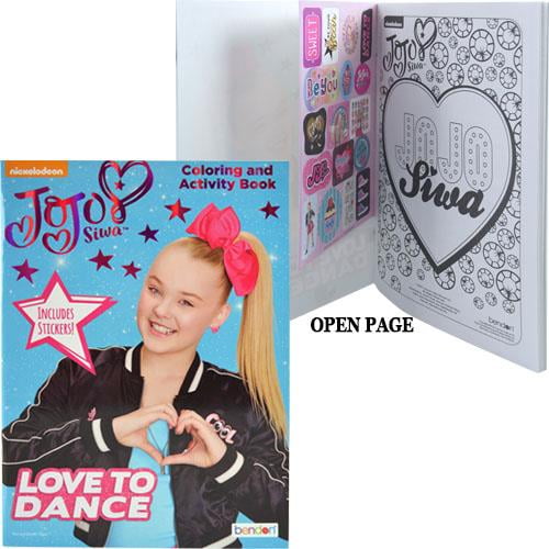 Jojo Siwa Activity Book with 2 Sheet Stickers - Walmart.com - Walmart.com