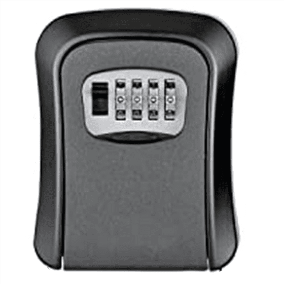 2X Key Cabinet Organizer, Metal Key Lock Box, Wall Mounted Waterproof Key Storage Lock Box with Mounting Kit