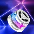 thumbnail image 4 of Lolmot Caisson de Basses Magnétique de Jeu Bluetooth Mini Stéréo Extérieur Pratique Éclairage RVB Transparent, 4 of 5