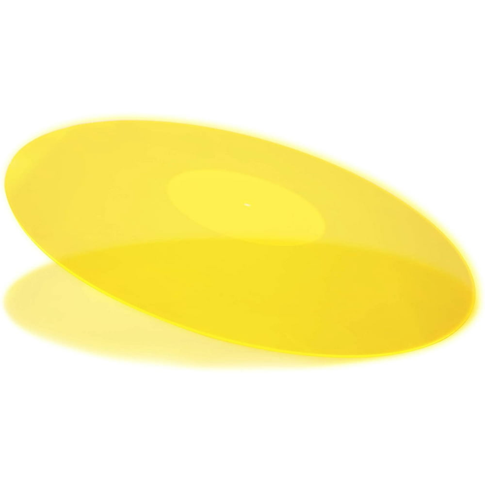 Turntable Acrylic Slipmat for Vinyl LP Record Players 2.7mm Thick Provides Tighter bass