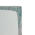 thumbnail image 3 of Ambesonne Grey and Teal Fitted Sheet, Mandala Occult Motif, Full Size, Teal Grey, 3 of 3