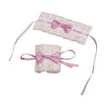 thumbnail image 3 of lionlar Manchette Lolita Poignets à Volants Nœud Papillon Rose, 3 of 6
