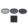 thumbnail image 2 of ND Filter Kit, ND2 ND4 ND8 Filters with Filter Pouch Neutral Density Filter and Accessory Kit HD Multi Layer Coating Anti Overexposure Anti Scattered Light Anti Scratch for Shootin, 2 of 7