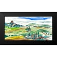 thumbnail image 2 of Wang, Melissa 14x9 Black Modern Framed Museum Art Print Titled - Vibrant Tuscan Landscape I, 2 of 5