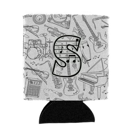 

Carolines Treasures CJ2007-SCC Letter S Musical Note Letters Can or Bottle Hugger Can Hugger multicolor