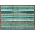 thumbnail image 1 of Ahgly Company Indoor Rectangle Abstract Light Blue Modern Area Rugs, 5' x 7', 1 of 4