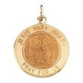 thumbnail image 2 of Picturesongold.Com Jesus, Mary and Joseph Religious Medal Necklace Pendants - Solid 14k Yellow Gold, Just Under 3/4 inch (18.0mm), 2 of 4