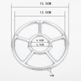 thumbnail image 1 of Mosiee 1Pcs15.5/17.5Cm Pot Holder Thickened Gas Stove Auxiliary Rack Mocha Pot Rack Universal Stove Accessories, 1 of 9