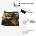 thumbnail image 6 of Daiia Luxurious Gold Flow Men's Underwear Boxer Briefs, Cotton Stretch Moisture-Wicking Underwear-X-Large, 6 of 9
