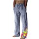 thumbnail image 2 of Pantalones largos de verano para hombre, de algodón y lino, con pierna ancha, estampados, con cordones, para deportes y vacaciones, 2 of 7